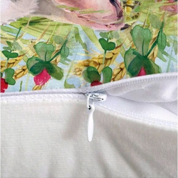 Baby Pig and Goat Pillow Cover - Picture 3 of 5